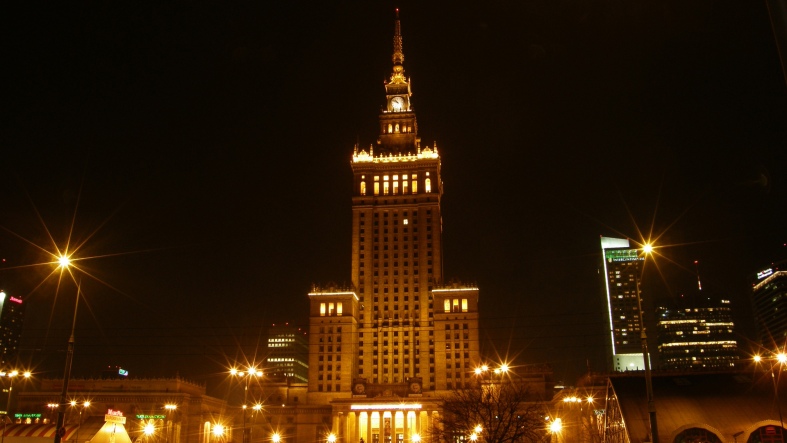 Warsaw-Palace-Of-Culture-And-Science-Poland-Wallpaper